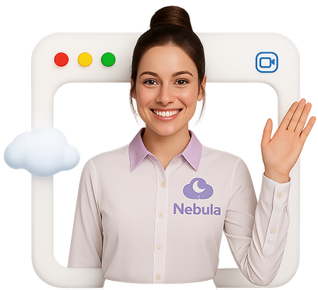 Mujer líder en marketing Nebula